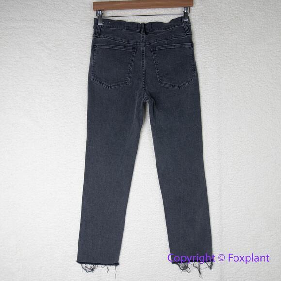 NEW Madewell Stovepipe Jeans in Banberry Wash: Raw-Hem Edition, 27 - Picture 8 of 15